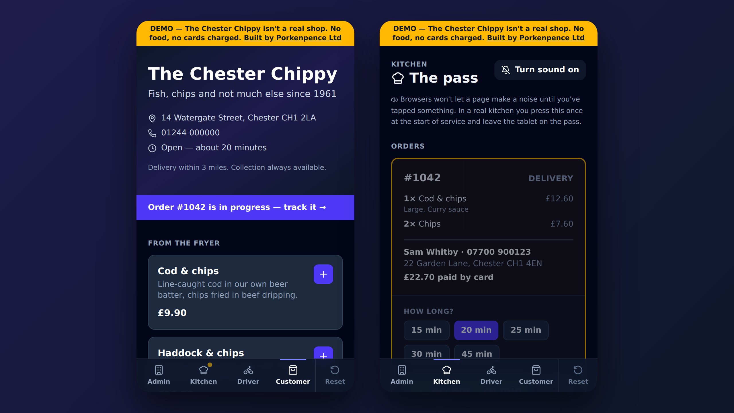 Direct Ordering Platform